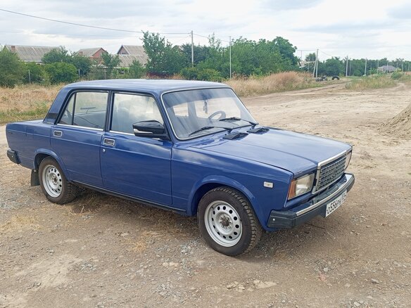 2004 Lada (ВАЗ) 2107, синий, 227000 рублей - вид 3