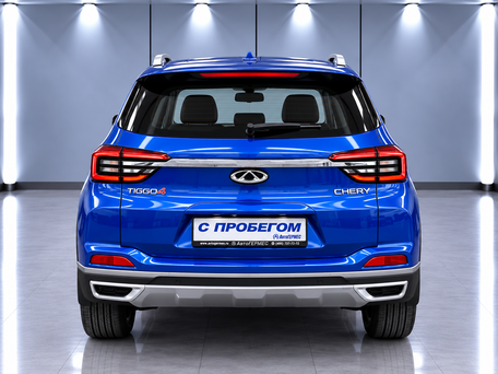 2021 Chery Tiggo 4 I Рестайлинг, синий, 1425000 рублей, вид 3