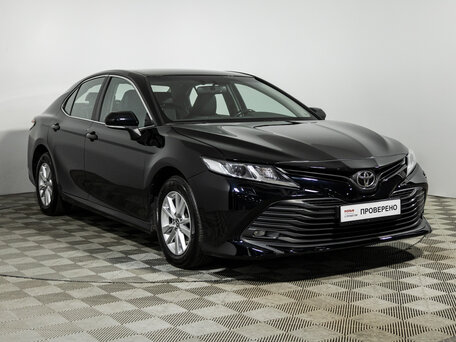 2019 Toyota Camry VIII (XV70), чёрный, 1929700 рублей, вид 3