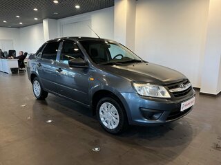 2014 Lada (ВАЗ) Granta I, серый, 349000 рублей, вид 1