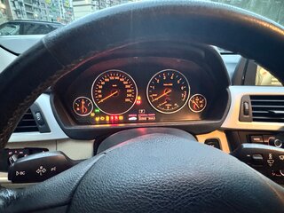 2014 BMW 3 серии 316i VI (F3x), синий, 1350000 рублей, вид 4