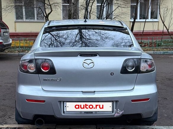 2007 Mazda 3 I (BK) Рестайлинг, серый - вид 3