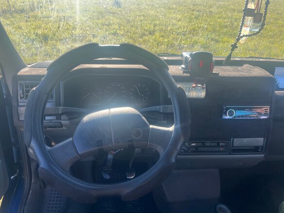 1991 Volkswagen Transporter T4, синий, 400000 рублей - вид 6