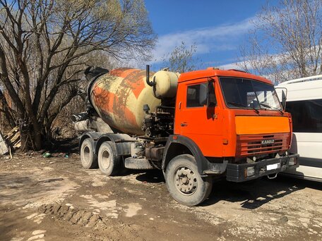 2003 КамАЗ Автобетоносмеситель, красный, 500000 рублей, вид 1