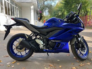 2020 Yamaha YZF-R3, синий, 585000 рублей, вид 5