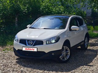 2013 Nissan Qashqai I Рестайлинг, белый, 1190000 рублей, вид 1