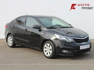 2016 Kia Rio III Рестайлинг, чёрный, 875000 рублей, вид 3