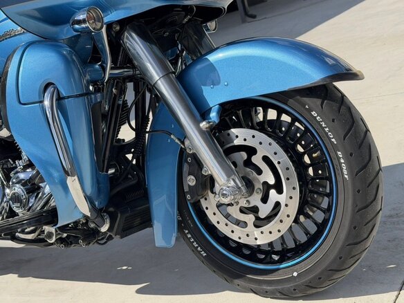 2010 Harley-Davidson Road Glide, голубой, 1350000 рублей - вид 11