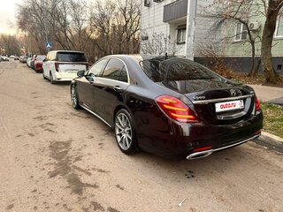 2018 Mercedes-Benz S-Класс 450 Long VI (W222, C217) Рестайлинг, чёрный, 5100000 рублей, вид 3