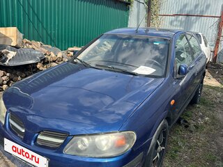 2002 Nissan Almera II (N16), синий, 395000 рублей, вид 1