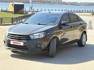 2017 Lada (ВАЗ) Vesta I, чёрный, 730000 рублей, вид 2