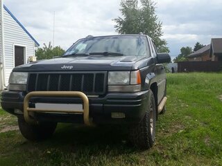 1998 Jeep Grand Cherokee I (ZJ) Рестайлинг, чёрный, 1150000 рублей, вид 1