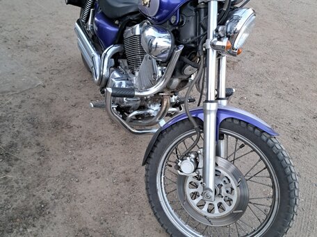 1992 Yamaha XV400 Virago, синий, 230000 рублей, вид 3