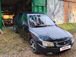 2005 Hyundai Accent ТагАЗ II, чёрный, 275000 рублей, вид 1