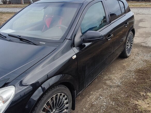 2007 Opel Astra H, чёрный, 280000 рублей - вид 3