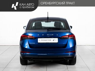 2021 Skoda Rapid II, синий, 1688000 рублей, вид 4