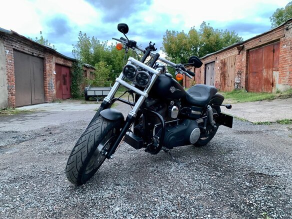 2013 Harley-Davidson Fat Bob, чёрный, 1100000 рублей