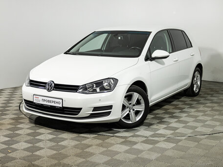 2013 Volkswagen Golf VII, белый, 1169700 рублей, вид 1