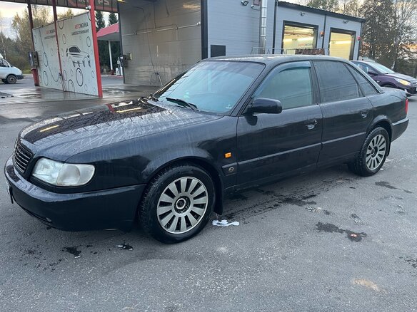 1996 Audi A6 I (C4), синий, 370000 рублей - вид 7