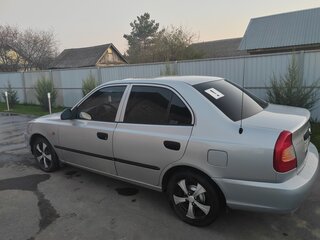 2005 Hyundai Accent ТагАЗ II, серебристый, 350000 рублей, вид 4