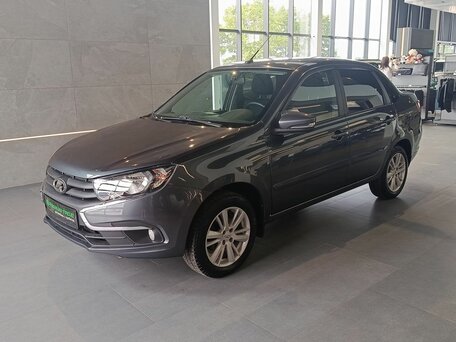 2019 Lada (ВАЗ) Granta I Рестайлинг, серый, 630000 рублей, вид 3