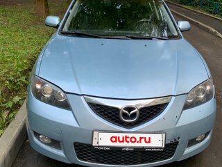 2007 Mazda 3 I (BK) Рестайлинг, серебристый, 550000 рублей, вид 1