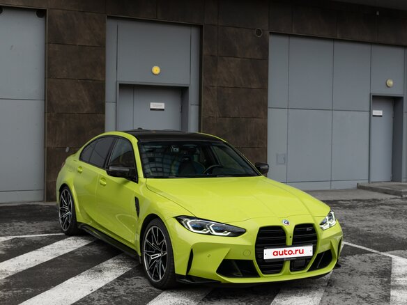 2022 BMW M3 Competition Package VI (G80), жёлтый, 9300000 рублей - вид 23