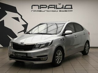 2016 Kia Rio III Рестайлинг, серебристый, 919000 рублей, вид 1