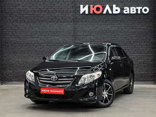 2008 Toyota Corolla X (E140, E150), чёрный, 670000 рублей, вид 2