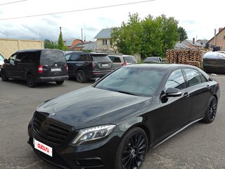 2015 Mercedes-Benz S-Класс 500 Long VI (W222, C217), чёрный, 2750000 рублей, вид 2
