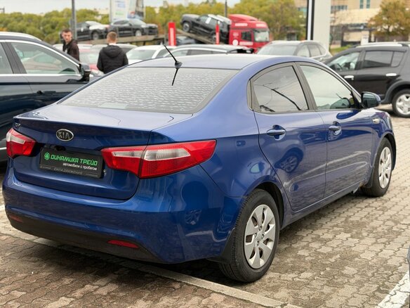 2012 Kia Rio III, синий, 795000 рублей - вид 5