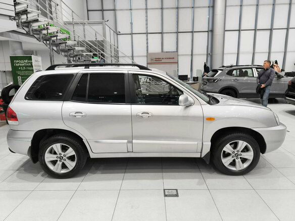 2007 Hyundai Santa Fe Classic Classic, серебристый - вид 3