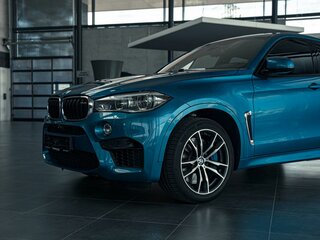 2016 BMW X6 M II (F86), голубой, 4103500 рублей, вид 3