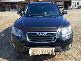 2011 Hyundai Santa Fe II Рестайлинг, чёрный, 1240000 рублей, вид 2