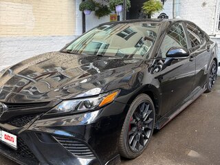 2022 Toyota Camry US Market VIII (XV70) Рестайлинг, чёрный, 3450000 рублей, вид 2