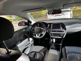2018 Hyundai Sonata VII (LF) Рестайлинг, синий, 1599000 рублей, вид 3