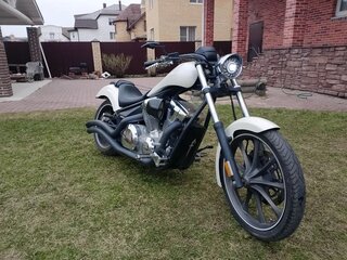 2011 Honda VT 1300CX Fury, белый, 1270000 рублей, вид 3
