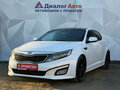 2015 Kia Optima III Рестайлинг, белый, 1210000 рублей