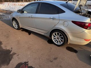 2012 Hyundai Solaris I, голубой, 600000 рублей, вид 3