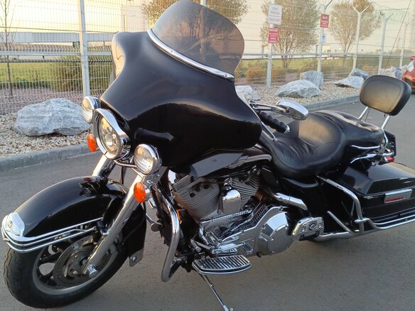2003 Harley-Davidson Electra Glide, чёрный, 650000 рублей - вид 3