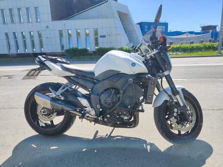 2008 Yamaha FZ1, белый, 500000 рублей, вид 4