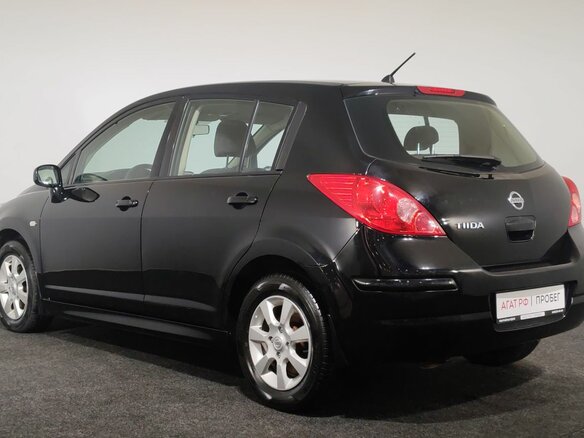 2011 Nissan Tiida I Рестайлинг, чёрный - вид 6