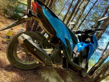 2022 Motoland T-MAX 150, синий, 90000 рублей, вид 3