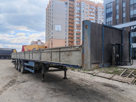 2008 МАЗ Полуприцеп бортовой, синий, 470000 рублей, вид 2