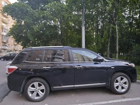 2011 Toyota Highlander II (XU40) Рестайлинг, чёрный, 1650000 рублей, вид 2