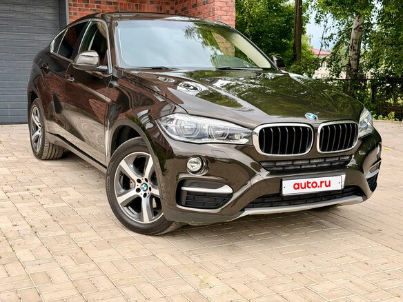 2015 BMW X6 30d II (F16), коричневый, 3850000 рублей - вид 2