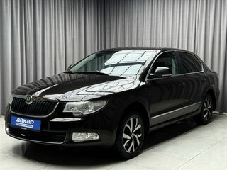 2012 Skoda Superb II, коричневый, 949000 рублей, вид 1