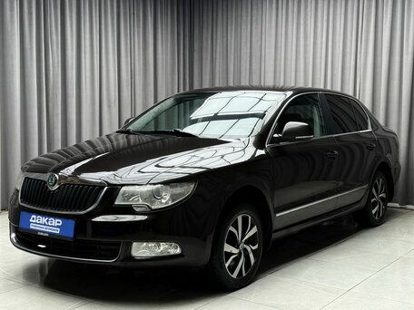 2012 Skoda Superb II, коричневый, 949000 рублей, вид 1