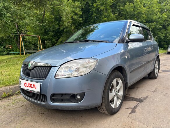 2009 Skoda Fabia II, серый