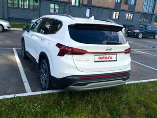 2021 Hyundai Santa Fe IV Рестайлинг, белый, 3385000 рублей, вид 4